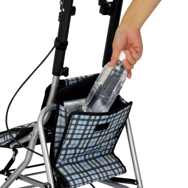 シルバーカーコンパクトタイプシプール座面付き