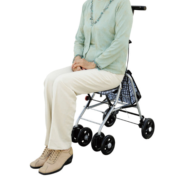 シルバーカーコンパクトタイプシプール座面付き