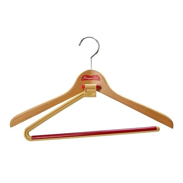 木製ハンガーハンガーキャットWOODシリーズ２５ストップクリア