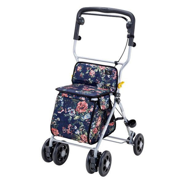 シルバーカーミドルタイプルーク幅広ハンドル折りたたみ