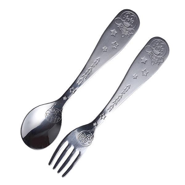 スプーンフォークセットアンパンマンキャラクター子供用メタルスプーン・フォークMステンレス製