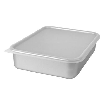 保存容器 アルミ保存容器 浅型 中 1.2L 蓋付き