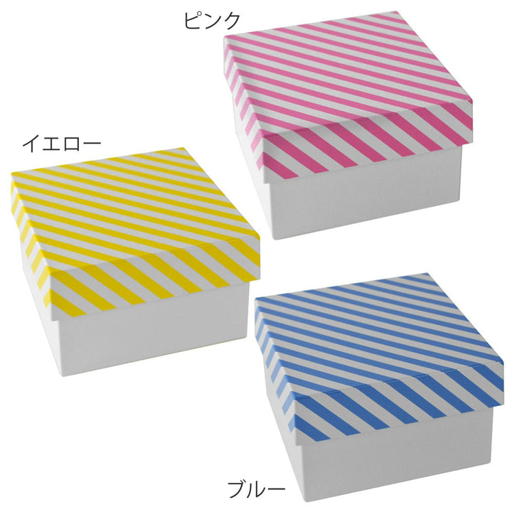 お弁当箱HAKOstyleMサイズStripe400mlピンク