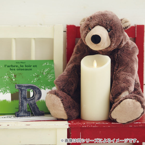 キャンドル直径7.8×17.4cmルミナラピラーLED