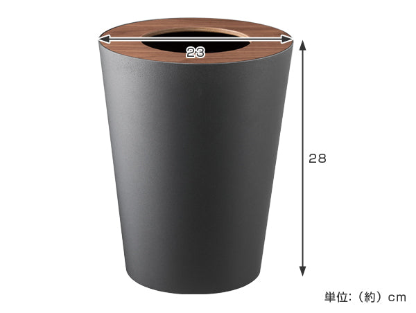 山崎実業RINトラッシュカンリン丸型