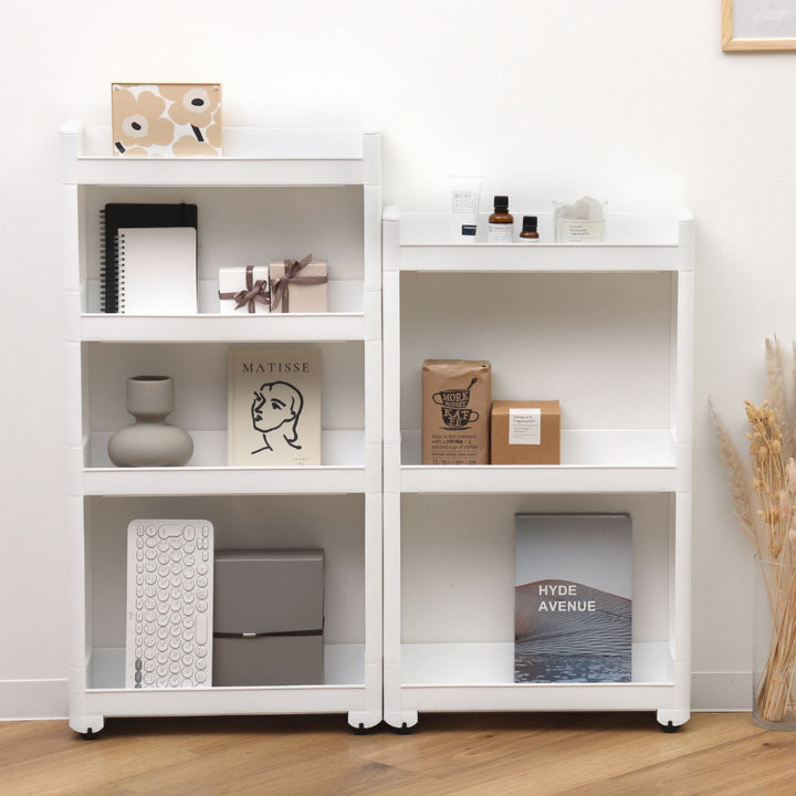 キッチンワゴンスマートワゴンFitW125幅12.5cm奥行45cm3段