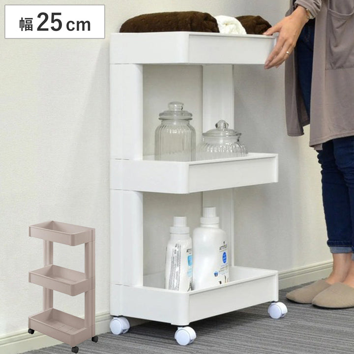 キッチンワゴンスマートワゴンFitW2503段壁面収納