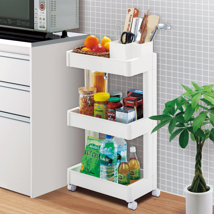 キッチンワゴンスマートワゴンFitW2503段壁面収納