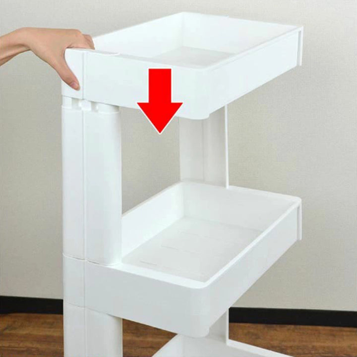 キッチンワゴンスマートワゴンFitW2503段壁面収納