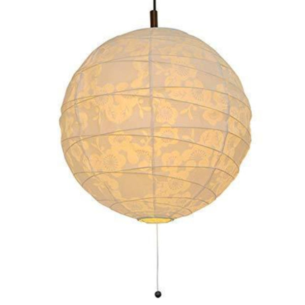 ペンダントライト2灯透かし梅美濃和紙日本製