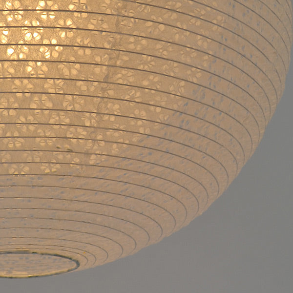 ペンダントライト1灯二重提灯小梅白in小梅白日本製和風天井照明