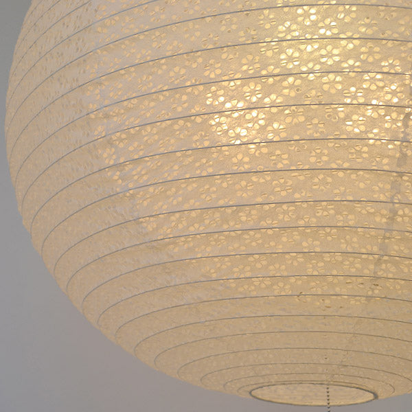 ペンダントライト3灯二重提灯日本製和風天井照明