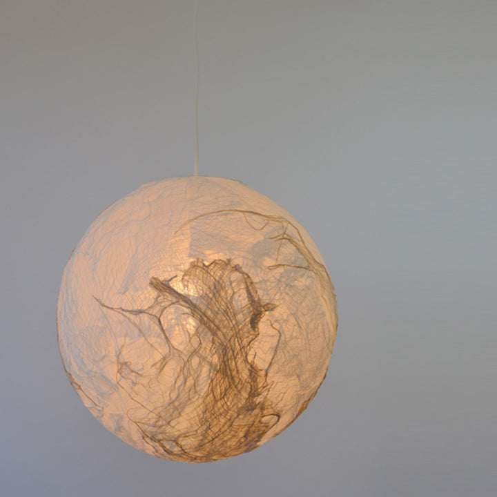 ペンダントライト和紙楮固め34cm