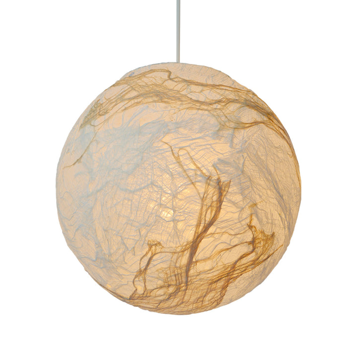 ペンダントライト和紙楮固め34cm