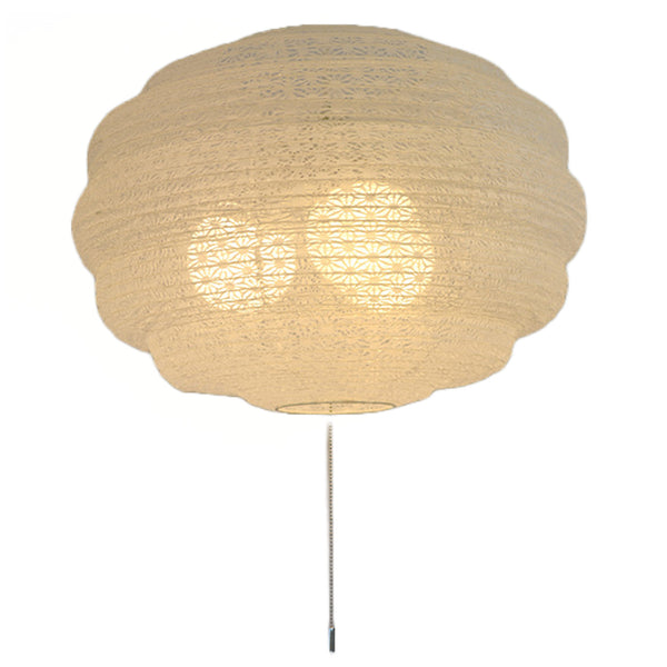 ペンダントライト和紙ペンダントランプ麻葉白3灯