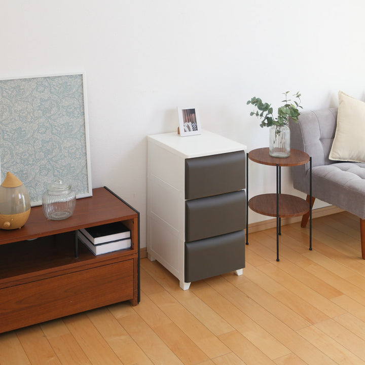 チェスト3段幅34cmノーデュススリムプラスチック