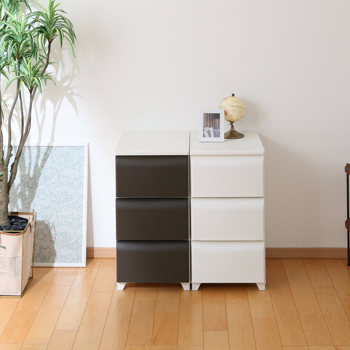 チェスト3段幅34cmノーデュススリムプラスチック