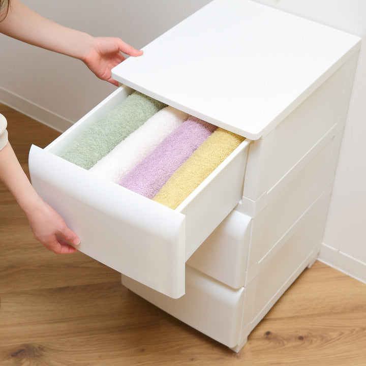 チェスト3段幅34cmノーデュススリムプラスチック
