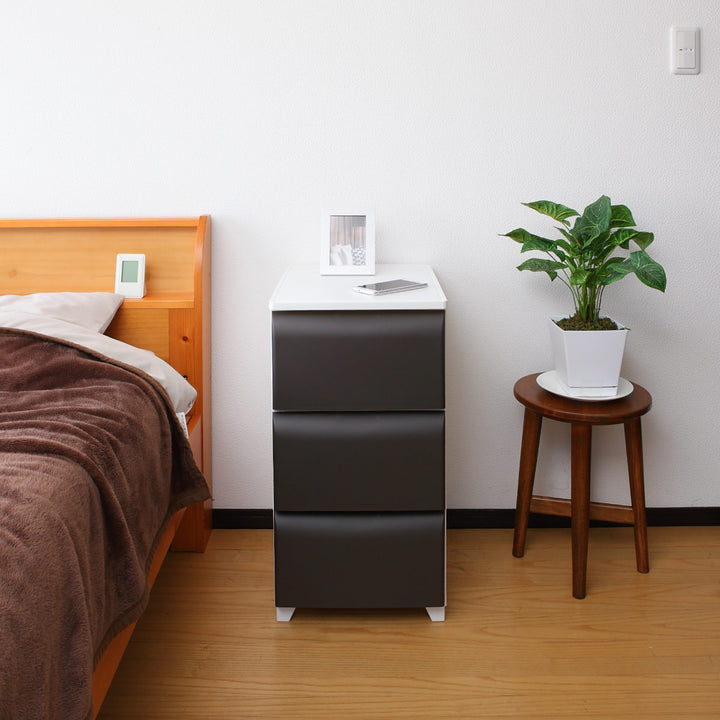 チェスト3段幅34cmノーデュススリムプラスチック