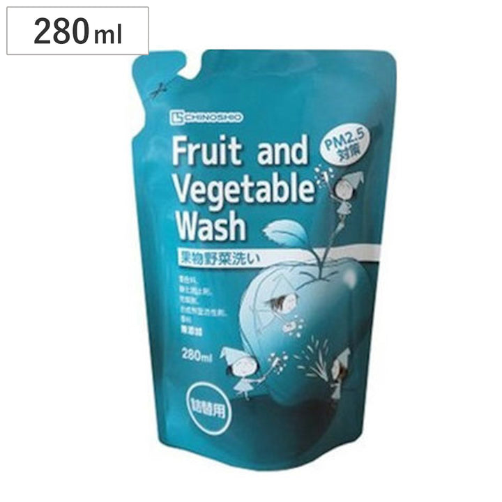 果物野菜洗い野菜洗浄剤フルーツ＆ベジタブルウォッシュ詰め替え用280ml