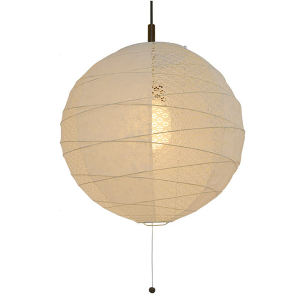 ペンダントライト1灯25cm提灯ツインホワイト和紙照明日本製彩光デザイン