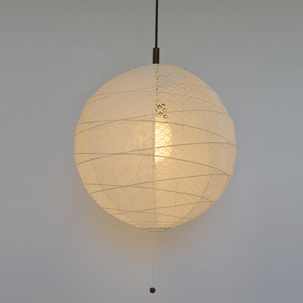 ペンダントライト1灯30cm提灯ツインホワイト和紙照明日本製彩光デザイン
