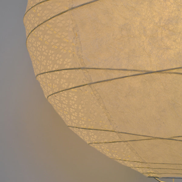 ペンダントライト1灯37cm提灯ツインホワイト和紙照明日本製彩光デザイン