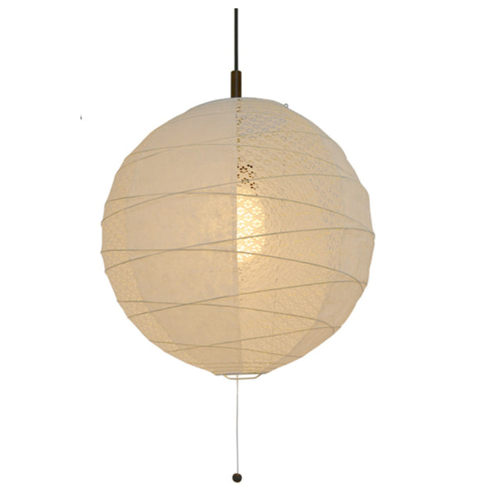 ペンダントライト1灯37cm提灯ツインホワイト和紙照明日本製彩光デザイン