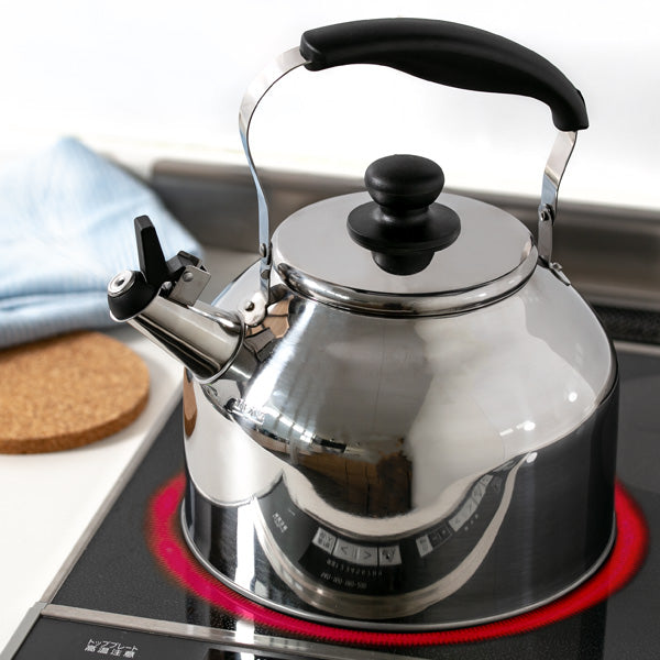 ヤカン 笛吹きケトル 5L 広口タイプ デイトナプラス ステンレス製 IH