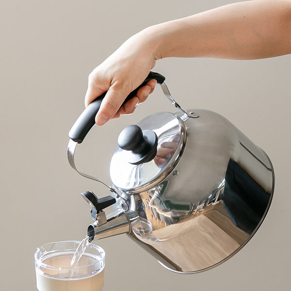 ヤカン 笛吹きケトル 5L 広口タイプ デイトナプラス ステンレス製 IH