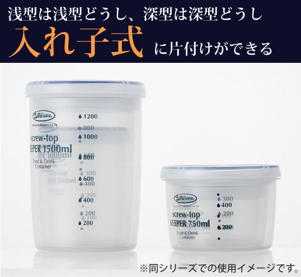 保存容器 ラストロ スクリュートップキーパー 250ml 浅型 – ハウジー