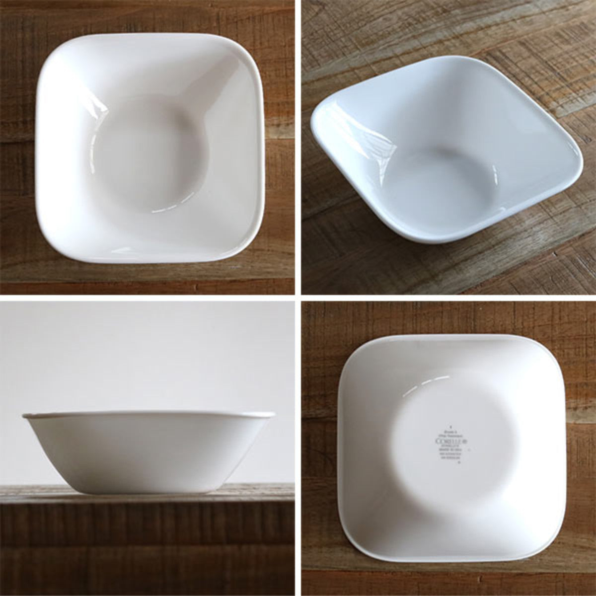 ボウル 17cm コレール CORELLE スクエア 白 食器 皿 角皿 ウインター