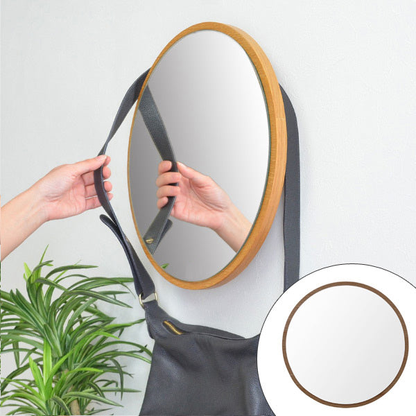 壁掛けミラーウォールミラーハビットまる