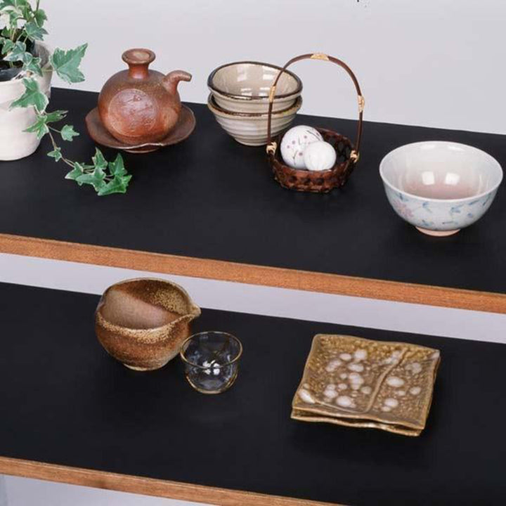 食器棚シート竹炭30×500cm消臭抗菌防カビ加工食器棚シート日本製