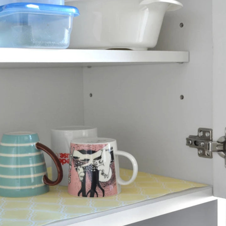 食器棚シートジオメトリックルチア30×500cm消臭抗菌防カビ加工食器棚シート日本製