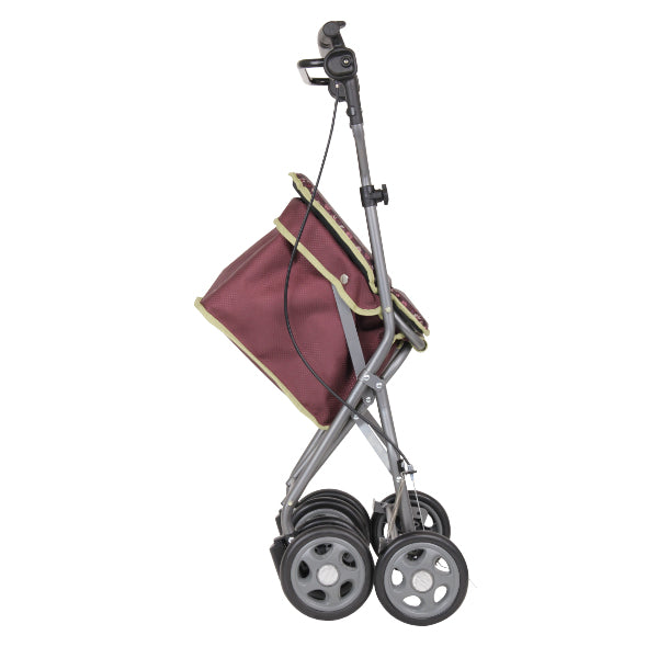 シルバーカーミドルタイプドレースコンパクト座れる幸和製作所