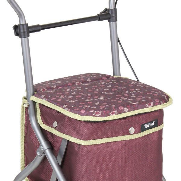 シルバーカーミドルタイプドレースコンパクト座れる幸和製作所