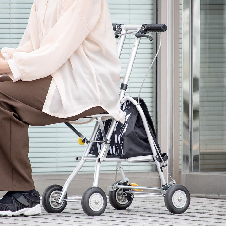 シルバーカーコンパクトタイププチカ2座れる幸和製作所