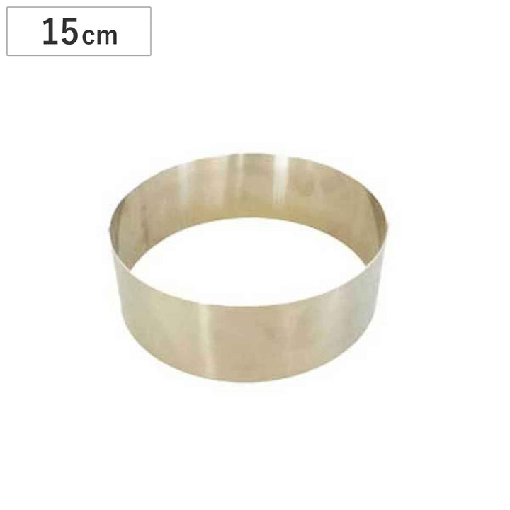 セルクル型日本製深型丸型15cmステンレス製