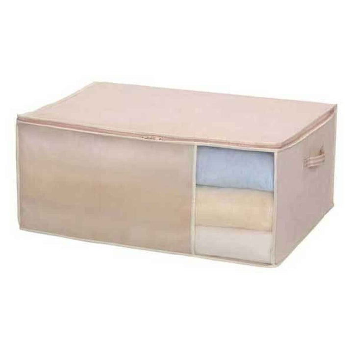 収納袋幅70×奥行50×高さ30cm毛布・敷きパッド袋持ち手付き