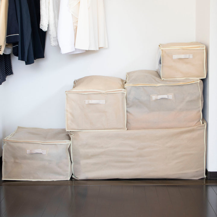 座布団袋幅60×奥行56×高さ40cmクッション・座ぶとん袋収納袋持ち手付き