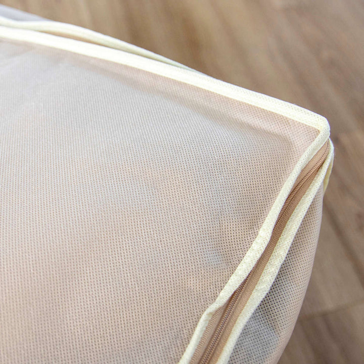 布団袋羽毛ふとん袋幅65×奥行45×高さ30cm収納袋ベルト付き持ち手付き