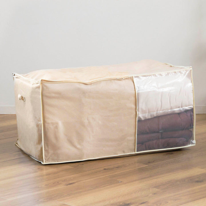 布団袋幅100×奥行65×高さ50cm布団収納袋持ち手付き