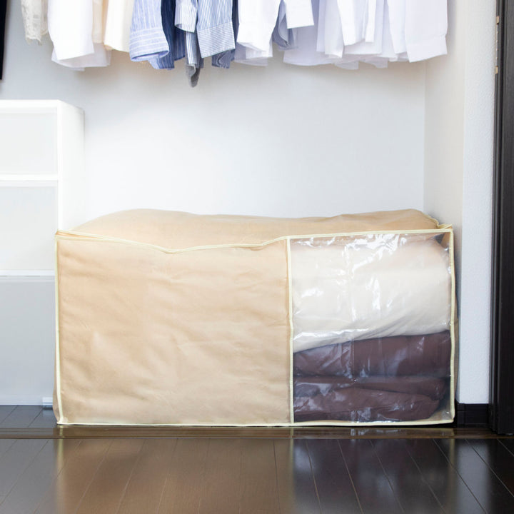 布団袋幅100×奥行65×高さ50cm布団収納袋持ち手付き