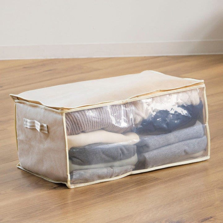 衣類整理袋幅50×奥行32×高さ24cm衣類袋収納袋持ち手付き