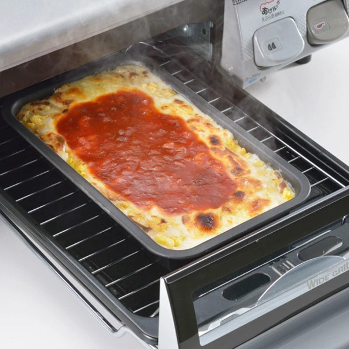 オーブントレー 角型 深型 調理トレー レシピ付き オーブンOK グリルOK