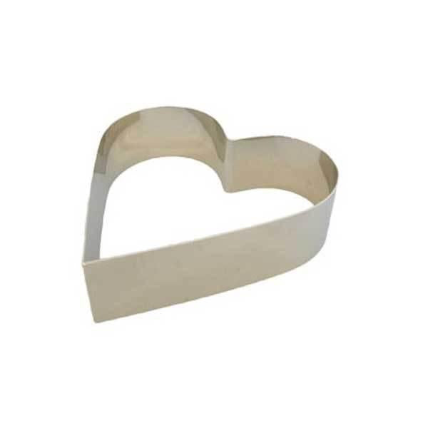 セルクル型日本製深型ハート型18cmステンレス製