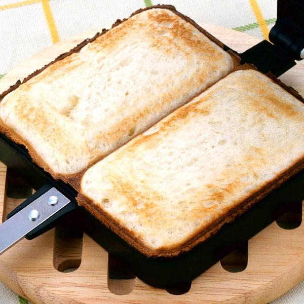 ホットサンドメーカーガス火専用両面焼き直火ホットサンド用フライパン