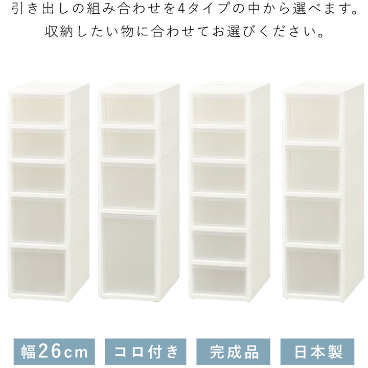 キッチンストッカーLISEリセミドルストッカー幅26cm高さ85cm全4タイプ