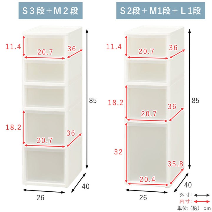 キッチンストッカーLISEリセミドルストッカー幅26cm高さ85cm全4タイプ